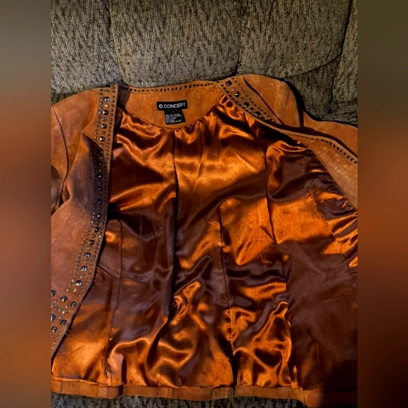 Concept Leather Womans Jacket - Picture 2 of 3